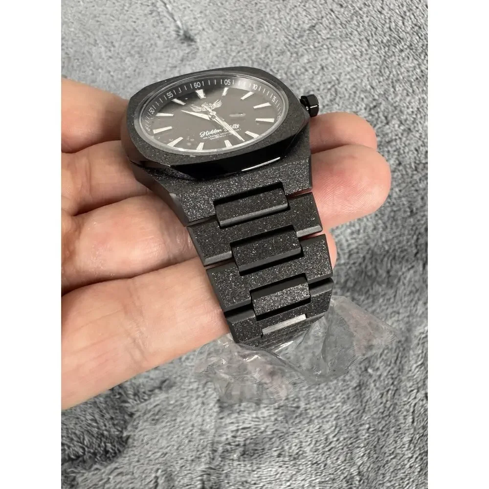 Hidden Hills Millennia G1 Black Frosted Men's Watch M-G1-BLK-F - Picture 5 of 9